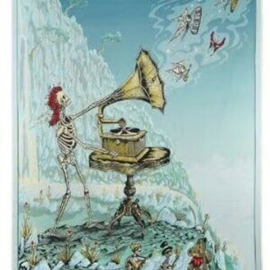 Songs To Fill The Air Tapestry by Mike DuBois ~ 30" x 45" ~ w/Corner Loops ~New!